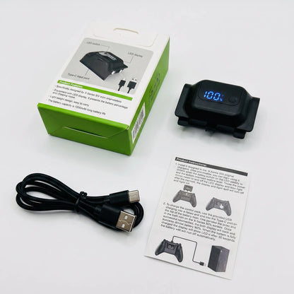 Tuodes +15H Battery Pack for Xbox-Series X Gaming Controller with 1200Mah Capacity and USB Cable for Enhanced Gaming Experience for X-Box Series S