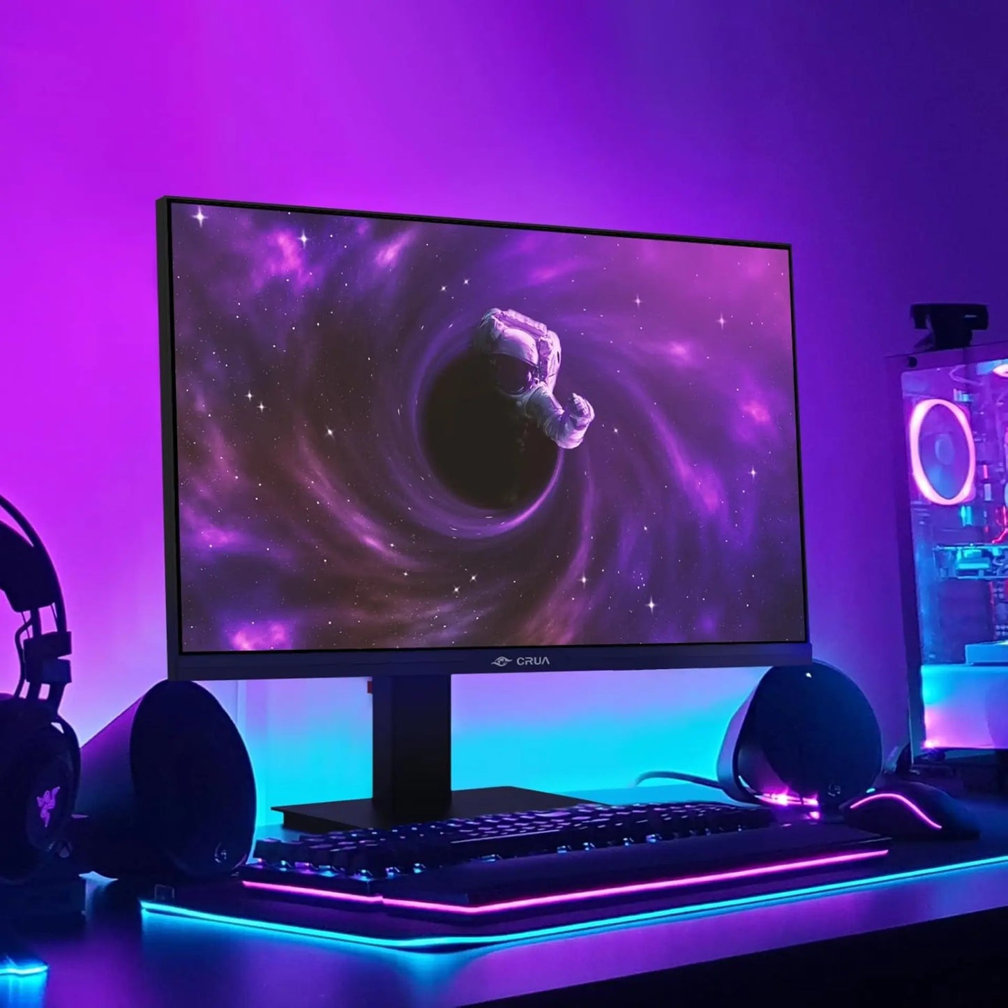 24.5Inch Gaming Monitor 165Hz/180Hz, Fhd(1920X1080P) 120% Srgb Computer Monitor, Height/Pivot/Swivel/Tilt Adjustable Vertical Monitor, Support Freesync, DP,HDMI, Wall Mount (75Mmx75Mm),Back to School,Back to School Haul