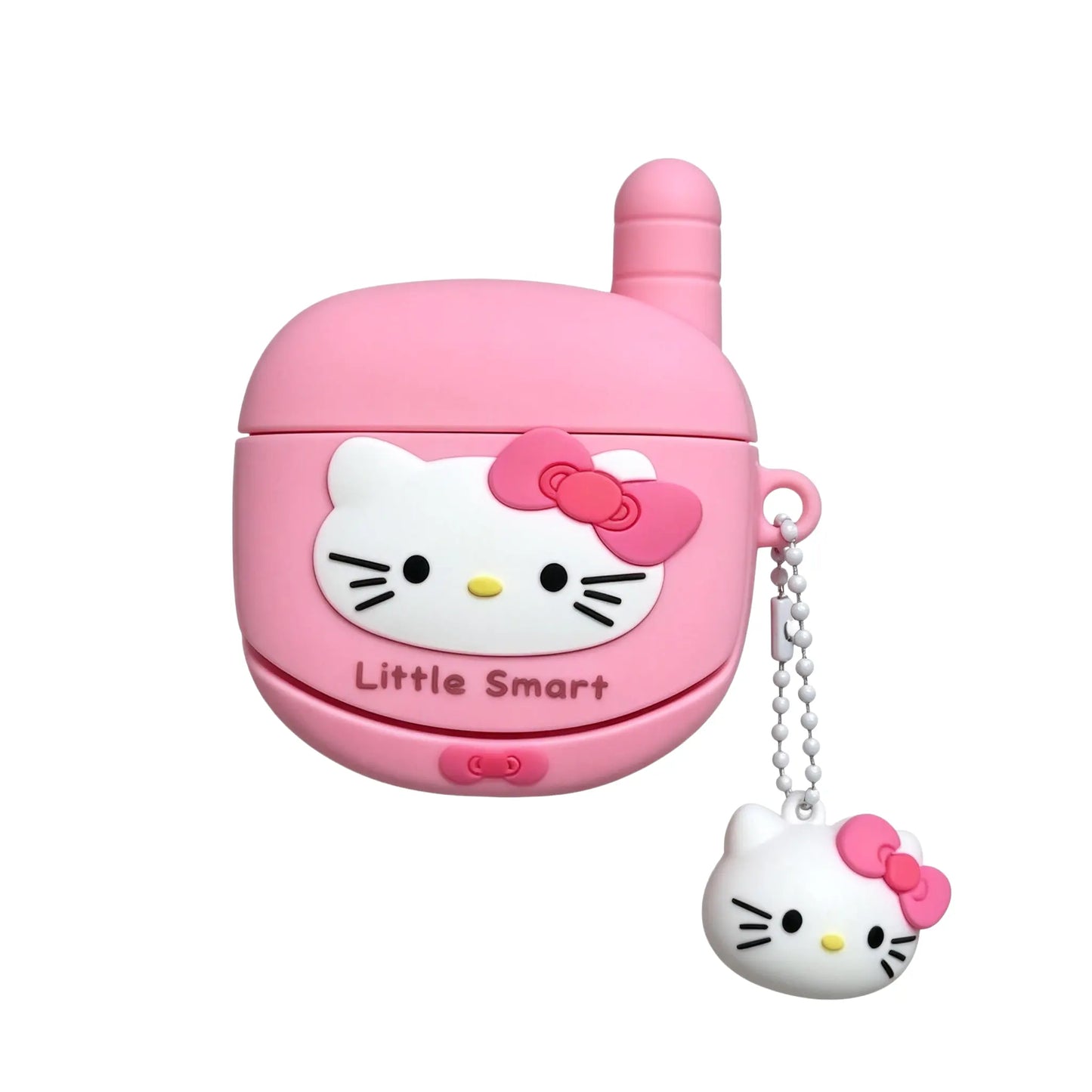Hello Kitty Protective Headphone Case Sanrio Licensed Soft Silicone Shockproof Earbud Cover Kawaii Decor for Girls & Women