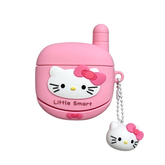Hello Kitty Protective Headphone Case Sanrio Licensed Soft Silicone Shockproof Earbud Cover Kawaii Decor for Girls & Women