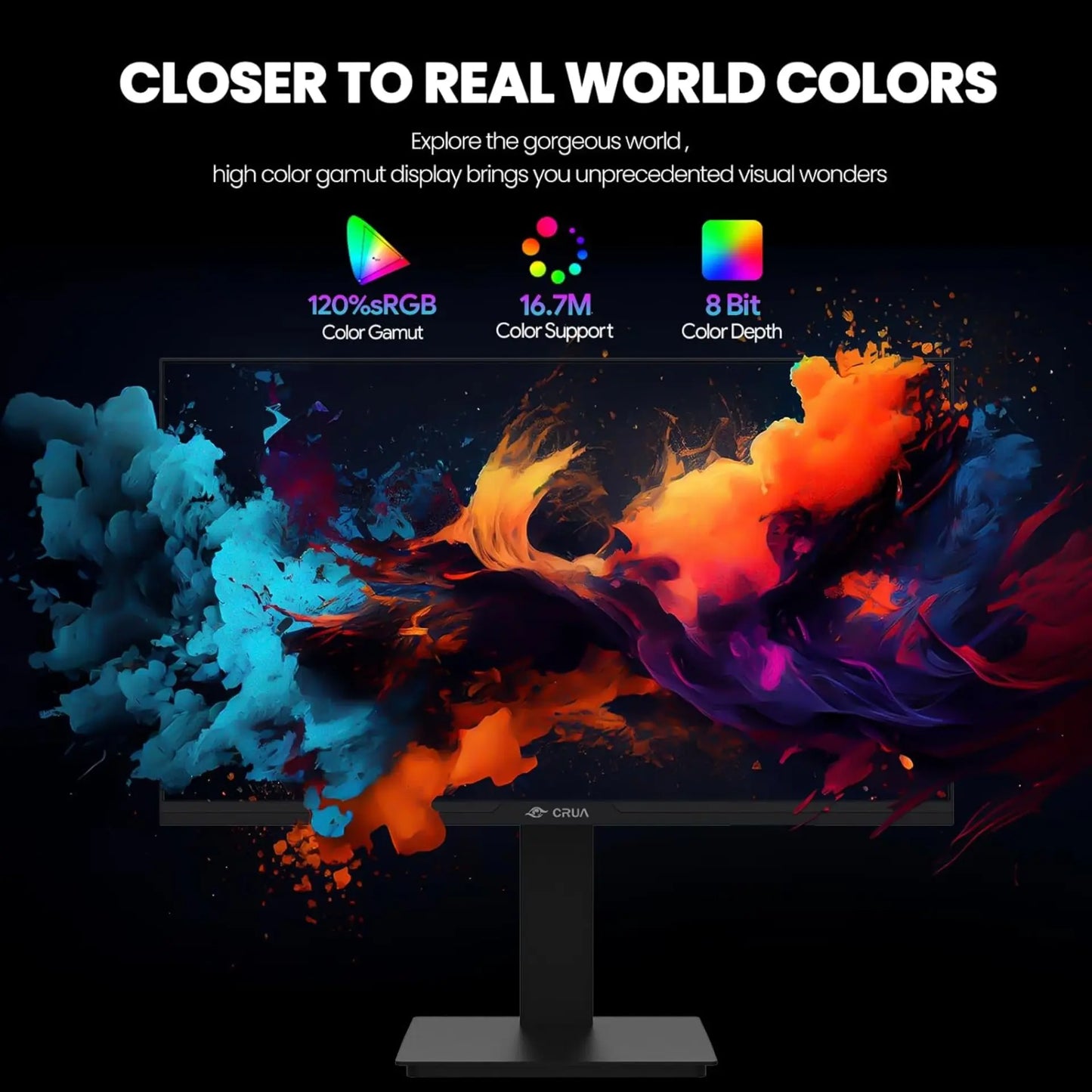 24.5Inch Gaming Monitor 165Hz/180Hz, Fhd(1920X1080P) 120% Srgb Computer Monitor, Height/Pivot/Swivel/Tilt Adjustable Vertical Monitor, Support Freesync, DP,HDMI, Wall Mount (75Mmx75Mm),Back to School,Back to School Haul