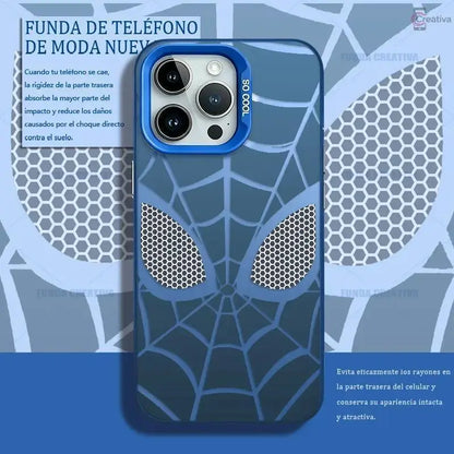 [Copy Of] Creative Spider-Man Pattern Phone Case for Iphone 15 Pro, 16, 17 Pro Max, 13, 14 Plus, 12, 11, 17 Air. Shock-Resistant, Durable and Impact-Proof Protective Cover. Available in Pink Couple Design. Compatible with Samsung A15, A55, A56, A54, A50,