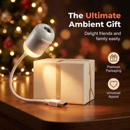 [2026 New Upgraded] 2-In-1 Galaxy Projector Light, Usb-Powered Projector Light with Starry Sky Ceiling Projection, LED Ambient Lamp for Kids Room Decor, Bedroom
